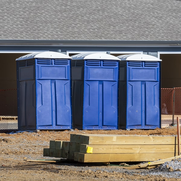 are there any restrictions on where i can place the porta potties during my rental period in Riverwoods IL